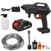 98VF Cordless Water Jet High Pressure Car Wash Guns 180W Electric Car Washer Portable Wash Water Guns Spray