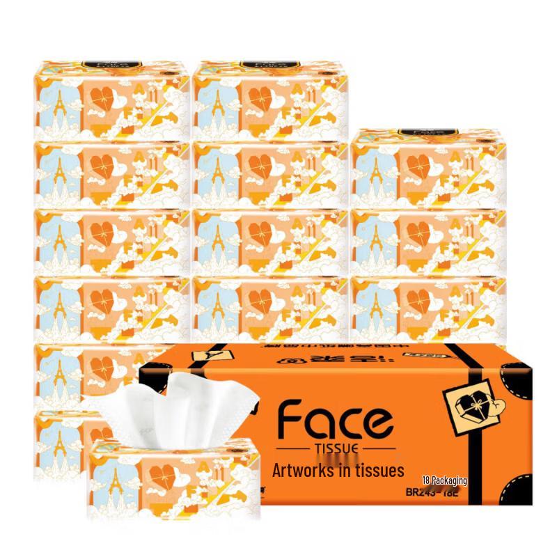 C&S Art Paris Unscented Facial Tissues