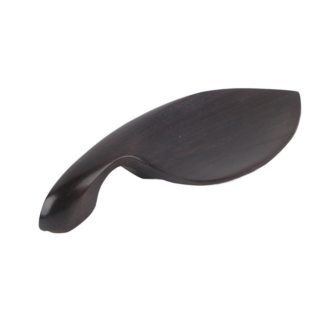 Ebony Wood Violin Chin Rest with Standard Bracket for 4 4 Size Music Instrument Accessory