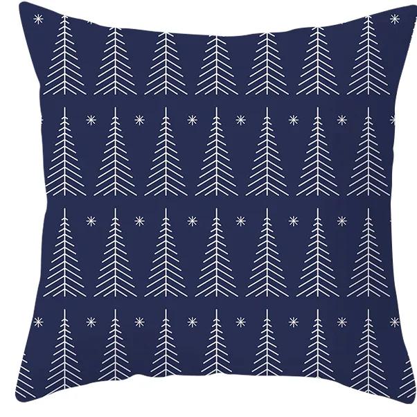 Christmas Decoration Cushion Cover for Sofa Livingroom Throw Pillow Cover % Polyester Resuable Pillow Case Drop Shipping