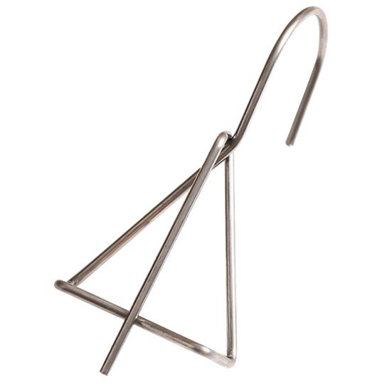 

Вешалки для горшков, антикоррозийный металлический простой монтаж, недеформирующийся, сверхмощный подвесной крючок для горшков серебряный