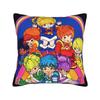 Pillow Case Cute Cartoon Rainbow Girls Soft  Pillow Cover For Sofa Home Decor Novelty Pillowcases