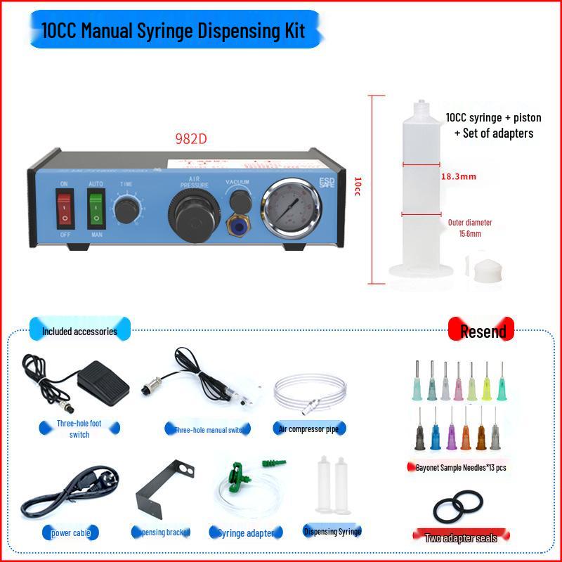 NBW-982D Semi-Automatic UV Glue & Silicone Dispensing Machine with Manual Controller