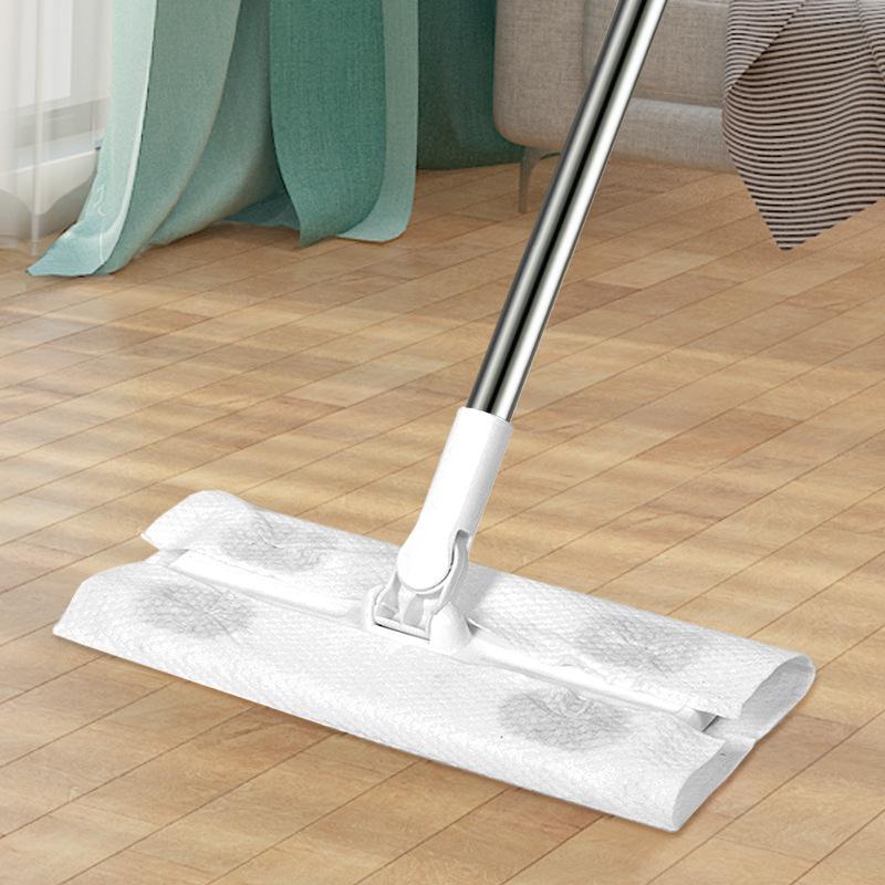 1 Piece Of Electrostatic Dusting Paper Household Hands-free Wet And Dry Mop Cloth Pet Hair Adsorption Floor Cleaning Sheet
