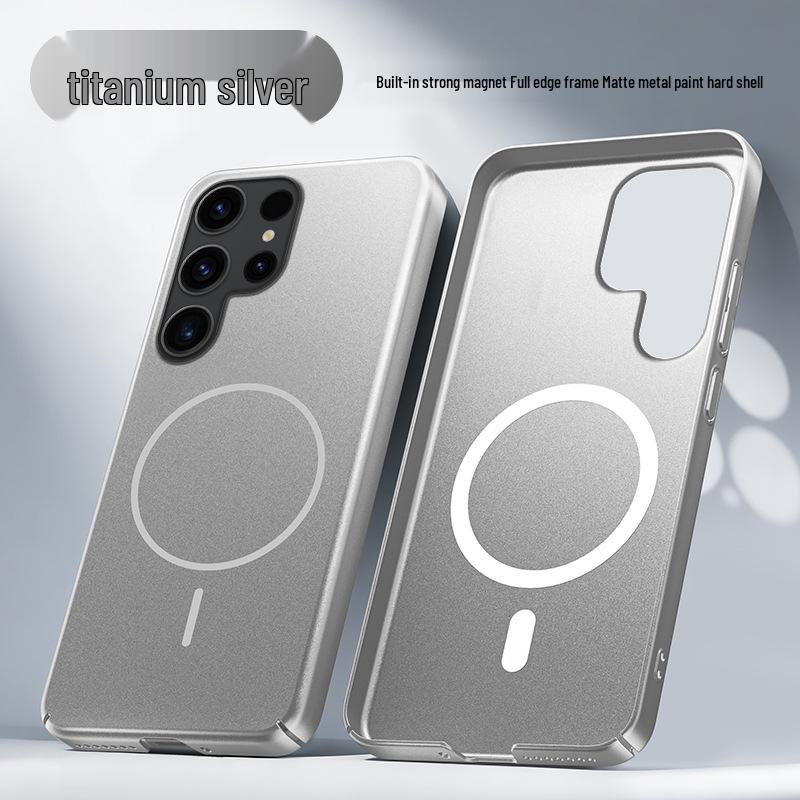 

Compatible Samsung S25 Ultra Case with Magnetic Ring, Baking Paint, Drop-Proof Design, Fits S24 and S24 Ultra. S25 PLUS