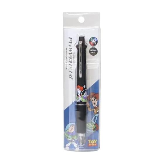 Jetstream 4-Color Ballpoint Pen & Mechanical Pencil, Disney Toy Story, 0.5mm Black, Red, Blue, Green, Lead Diameter 0.5mm