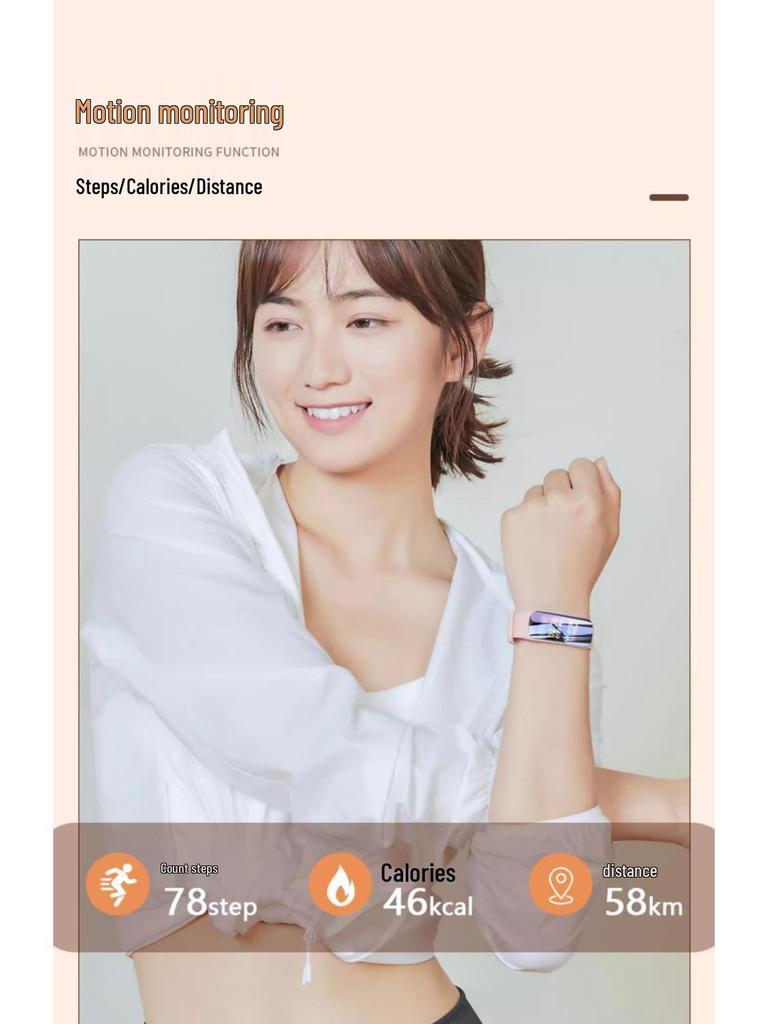 Women's Multifunctional Sports Smartwatch - Heart Rate & Blood Pressure Monitor, Ideal Fashion Gift for Girlfriend or Wife