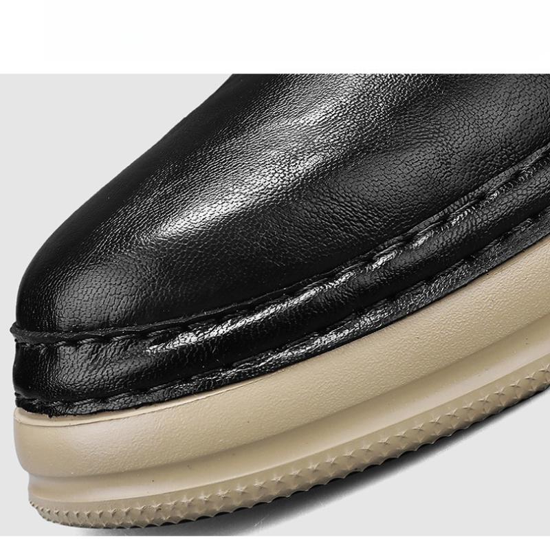 Meeste nahast saapad käsitsi valmistatud välissaapad meeste pahkluusaapad vabaajajalatsid töösaapad