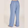 GMXIA Women's Big Size Loose Cotton Linen Casual Trousers