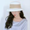 White Wool Elegant French Retro Japanese Hepburn Bell-Shaped Basin Hat Women'S Autumn And Winter British Foreign Trade Fisherman'S Top Hat
