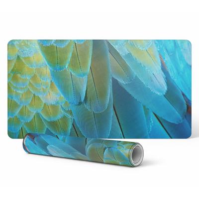Designerska Podkładka Ochronna Pod Laptopa Pióra Ptaka Z Bliska 90X45 Cm