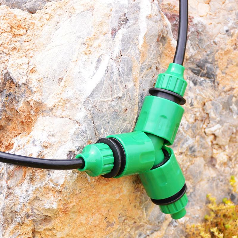 5pcs Plastic Water Pipe Quick Connector Hose for Garden Drip Irrigation System - Irrigation Pipeline Watering Equipment Parts