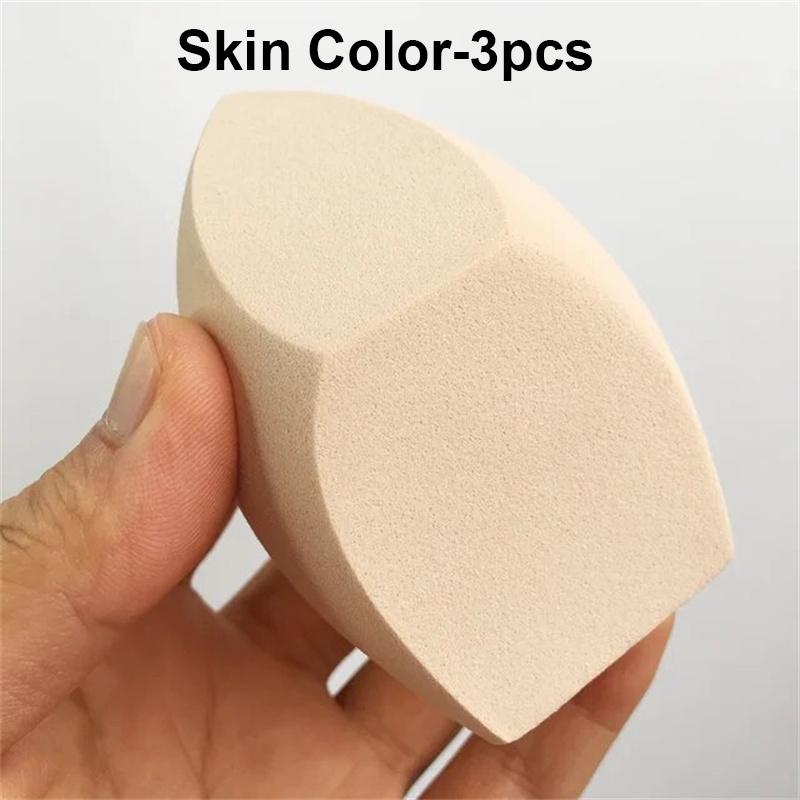 3ks Big Size Makeup Sponge Puff Foundation Kosmetická labutěnka mokré a suché Dvojité použití Měkká make-upová make-upová make-upová pěna Sponge Puff Make Up Puffs