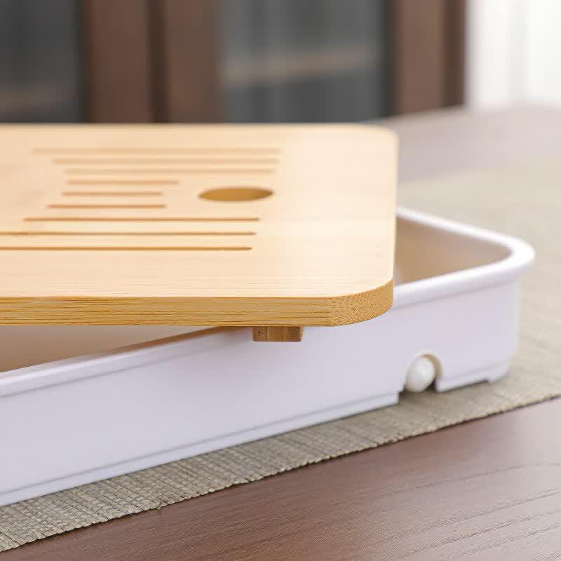 Rectangular Bamboo Tea Tray