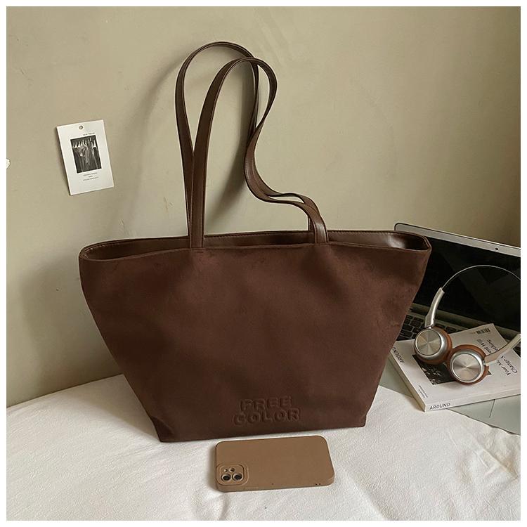 Vintage Shoulder Bag Women's Large Capacity Commuter Tote Bag