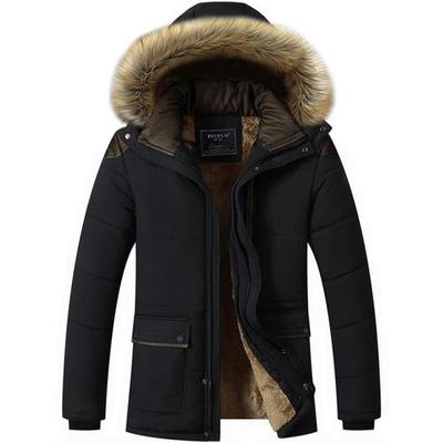 M-5XL Men's Winter Men's Clothing Plus Velvet Thickening Cold and Warm Men's Large Size Jacket