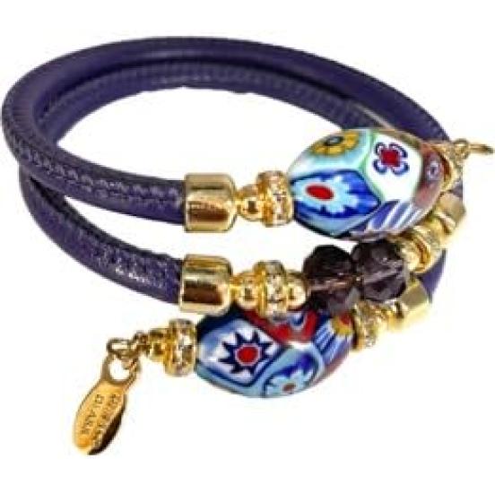 

Venetian Glass Millefiori Glass Crafts Italian-made Bracelet/Murano [Item]