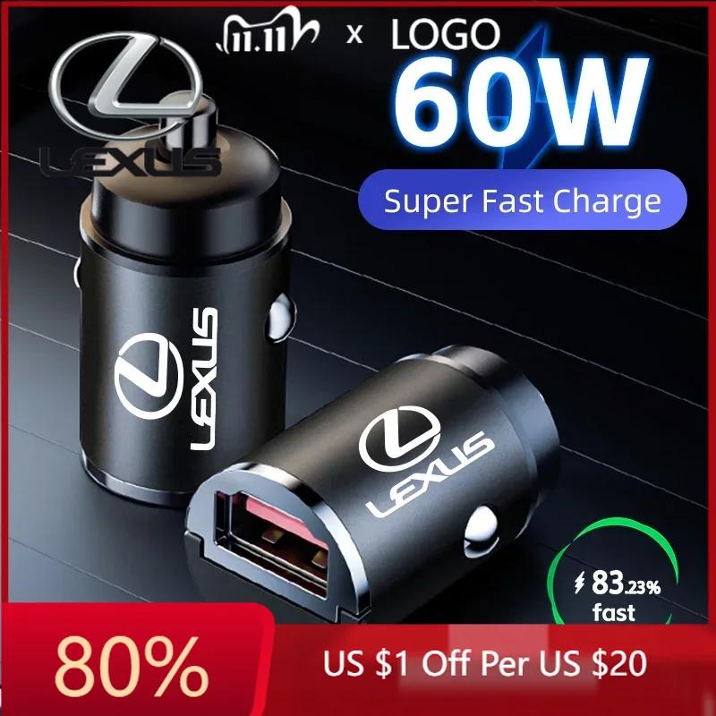 EAV3 2026 Hot Interior Stickers Car Fast Charger USB Type-C Ports Power Adapter Accessories For Lexus F SPORT ES RX NX LS UX LM LX GX