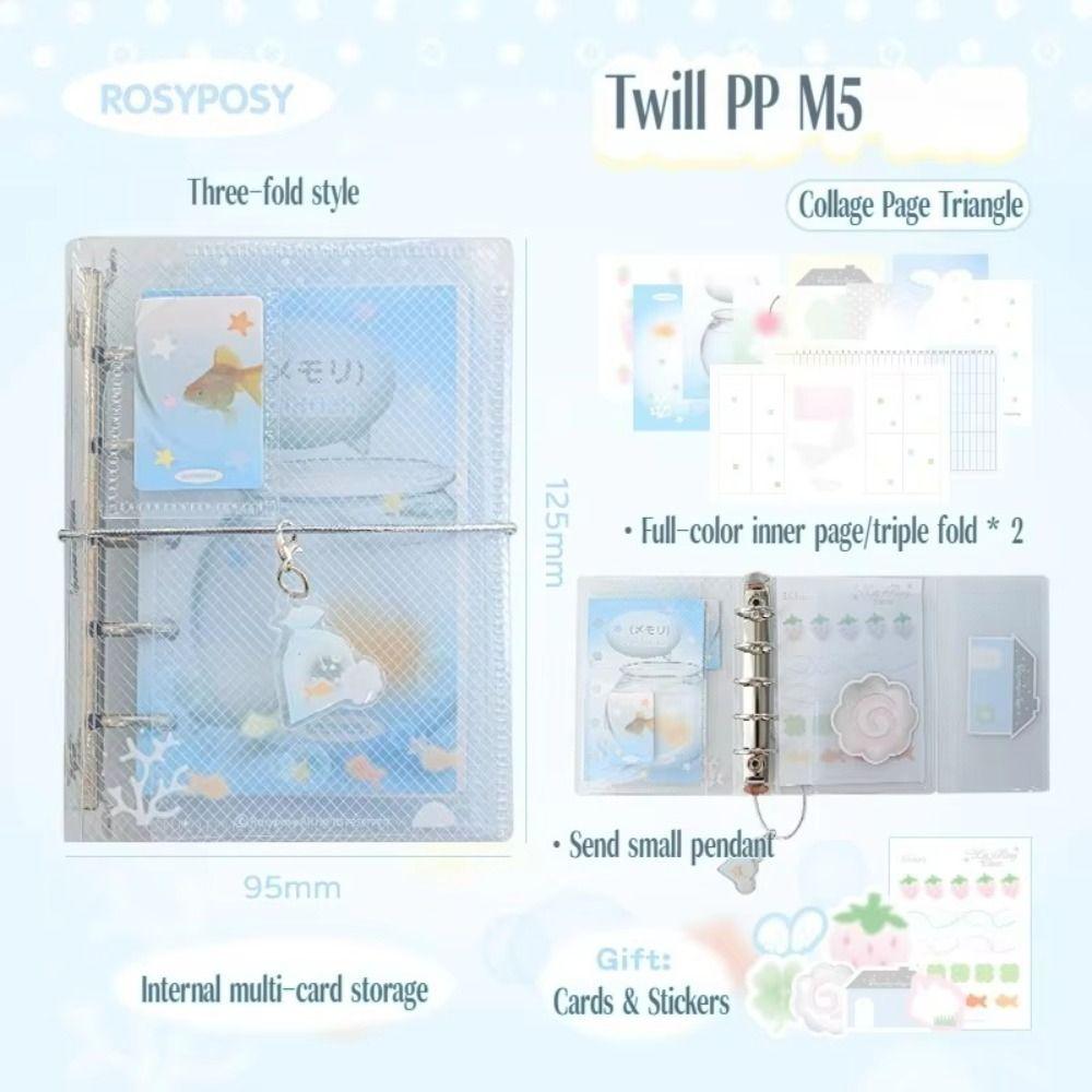 PP M5 Notebooks Kawaii Binder Planner New School Stationery