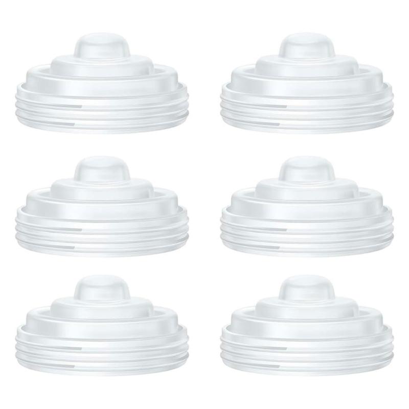 Válvulas/Membrana de Silicona de Grado Alimenticio Fácil Instalación Accesorios para Extractor de Leche Parte de Repuesto a Prueba de Fugas