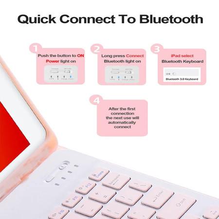 Keyboard with Case for Xiaoxin Pad Pro GT 11.1" TB710FU Magnetic Auto Sleep Wake UP Keyboard with Bluetooth Cover