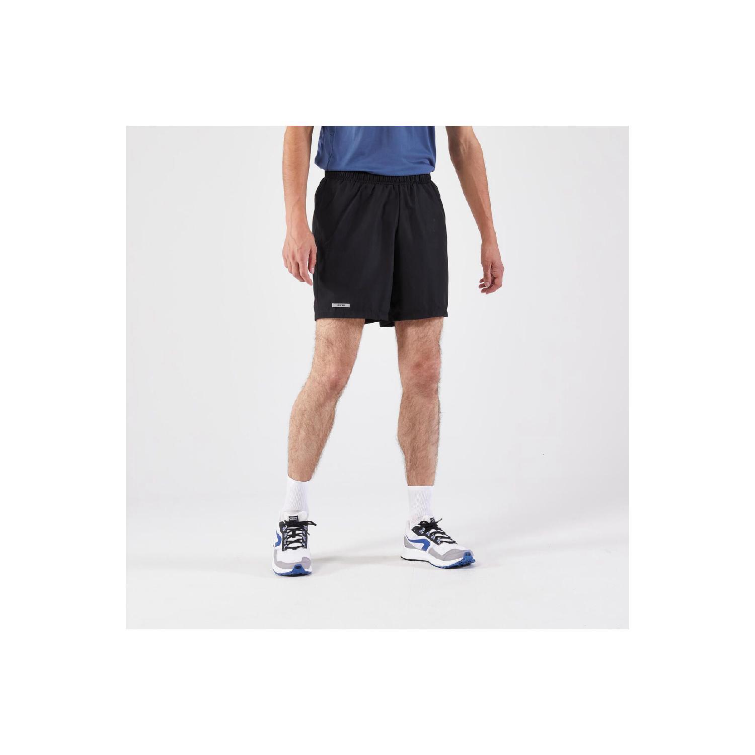 

Men s Running Shorts Black Kiprun Run 100 S чёрный