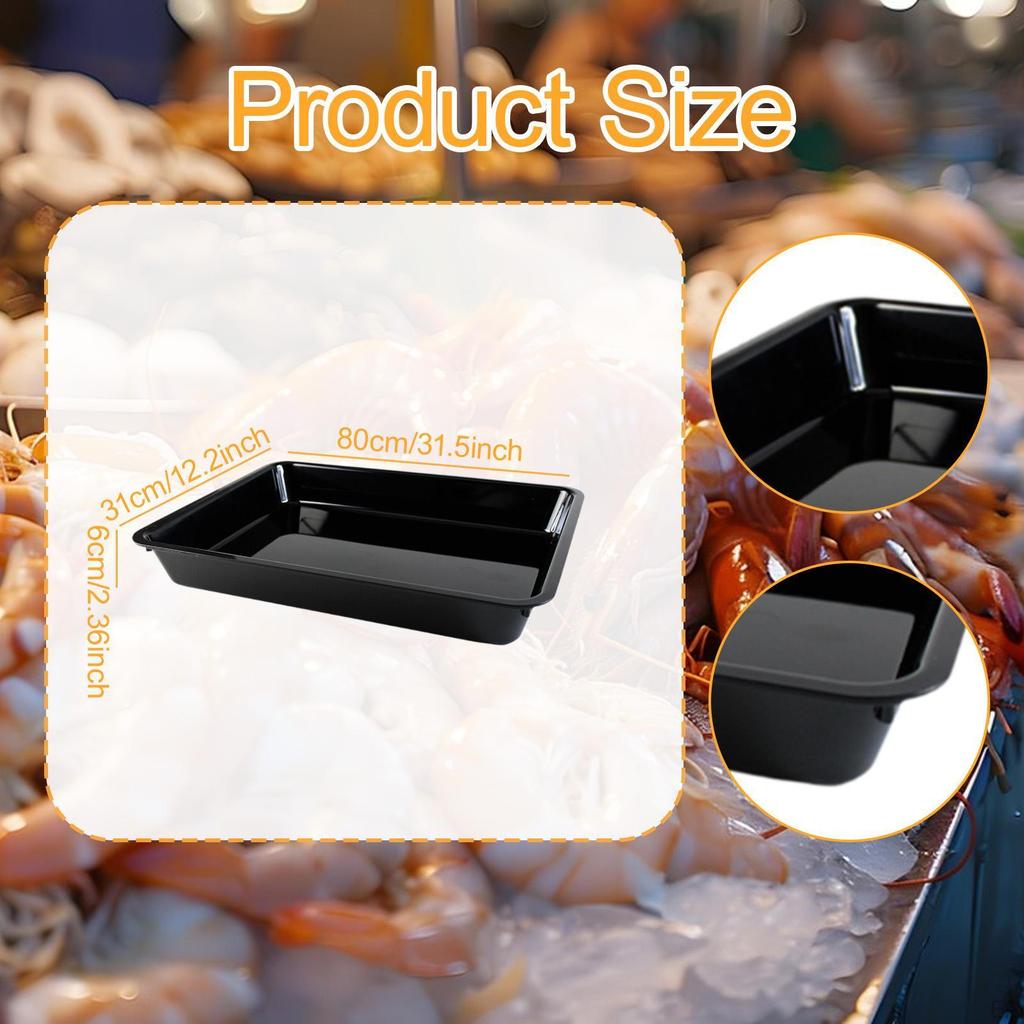 Black Serving Tray for Charcuterie And Snacks