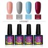 PHOENIXY 4/12/18 Colors Gel Nail Polish Set Gel Lacquer Kit For Soak Off Manicure Semi-Permanent Hybrid Varnishes Base And Top Nail Art