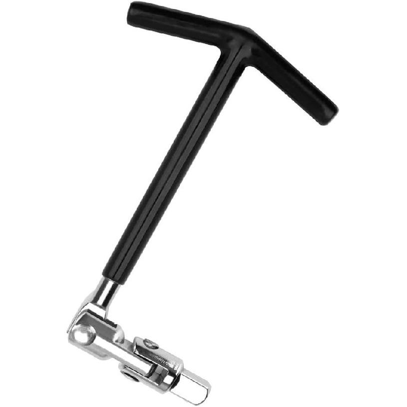 T-Handle Universal Joint Spark Plug Socket Wrench, 16mm 21mm Socket (Black)