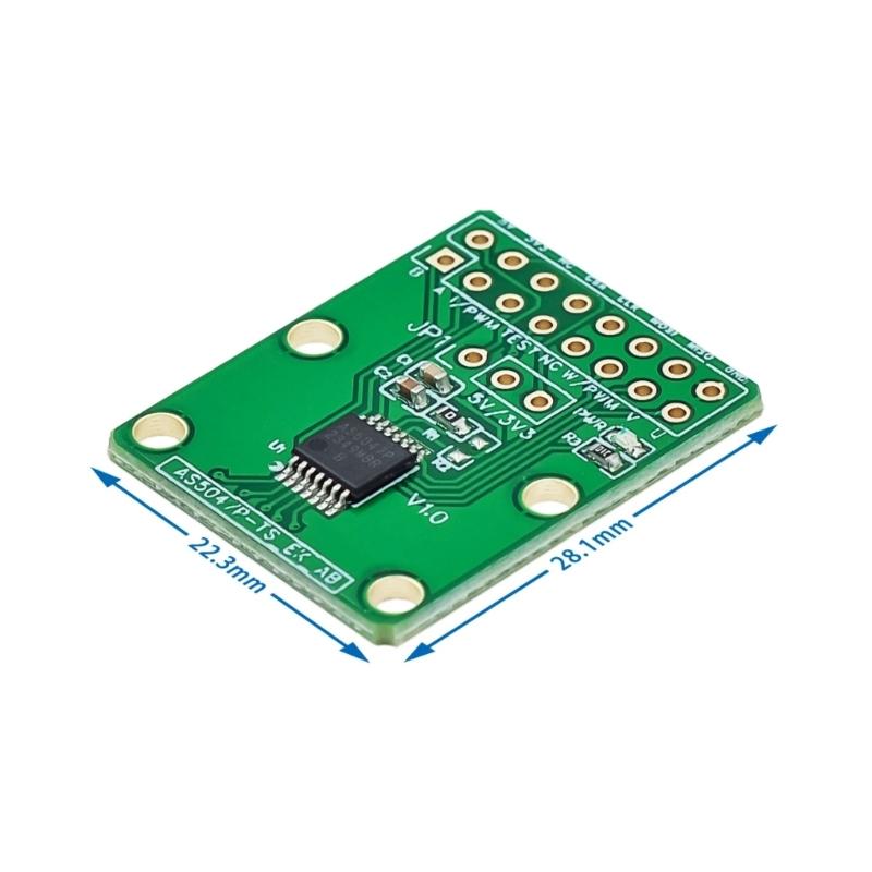 High Precise AS5047P Encoding Module Development Board Offering SPI, UVW, PWM Interfaces for Wide Applications