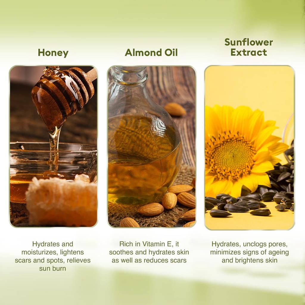 VLCC Almond Honey Deep Nourishing Body Lotion 350 Ml X Pack Of 2 For Hydrated Glowing Youthful Skin Moisturizing Care