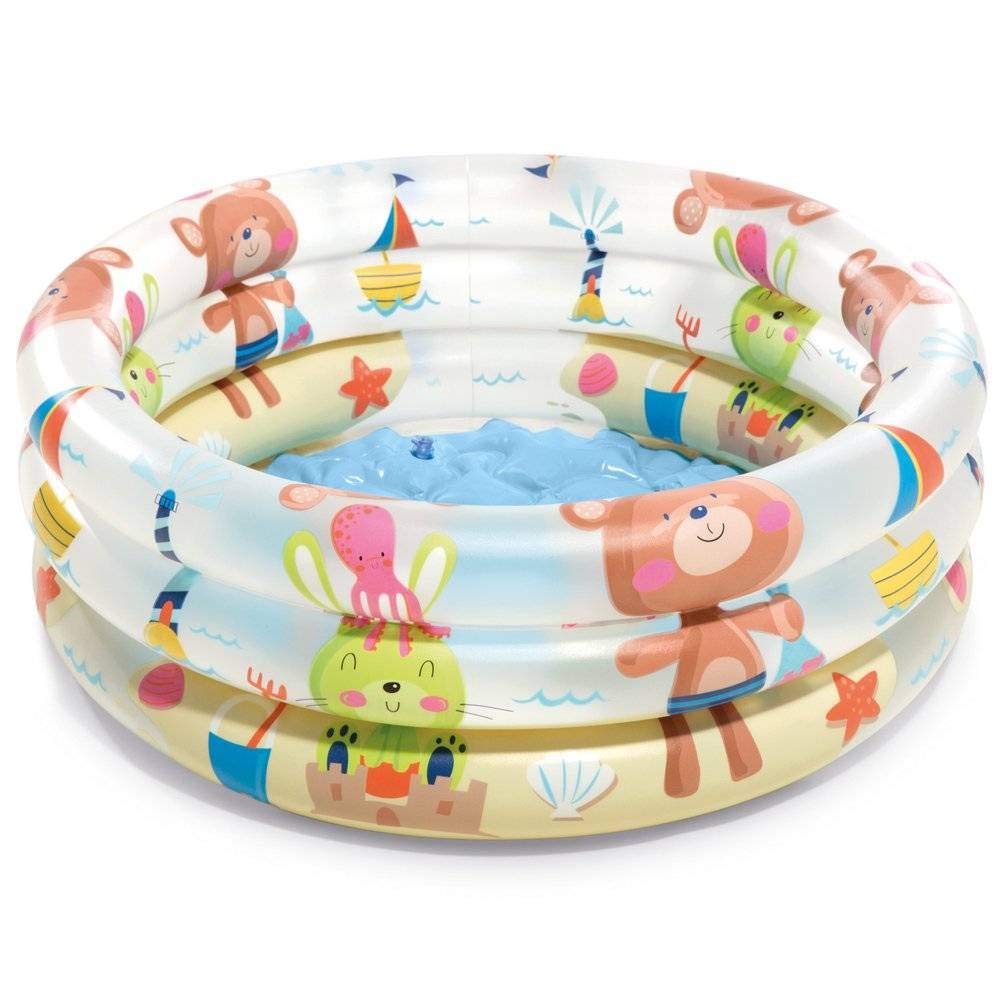 BEACH BUDDIES 3-Ring Baby Pool, 61x22cm [Ages 1-3]