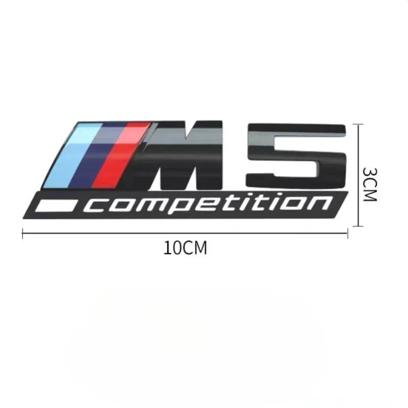 3D ABS suitable for BMW tail badge M1 M2 M3 M4 M5 M6 M7 rear digital side car logo x1x3x4x5x6 Sport M Competition black sticker