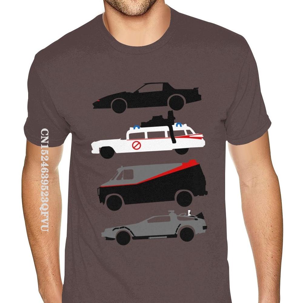 80s Car Tee Shirts Kawaii  Halloween Oversized T Shirts Harajuku Boyfriend's Plus Size T-Shirts