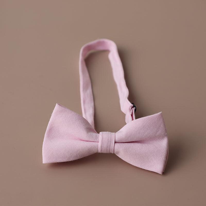 New Cotton Bow tie Kids Bow ties Boy Girls Bow knot Adult Solid Color Bow Ties Cravats Party Bowties For Children Gifts