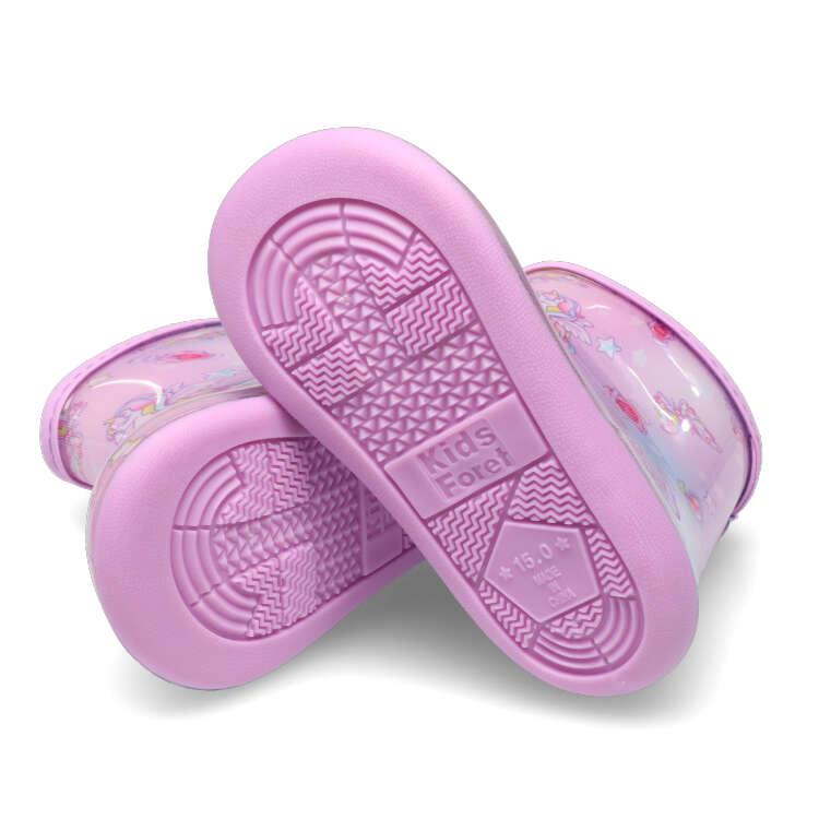 [Children's Clothing] Kids Foret (Kids Foret) Unicorn and Fruit Print Rain Shoes 14cm-20cm B81820