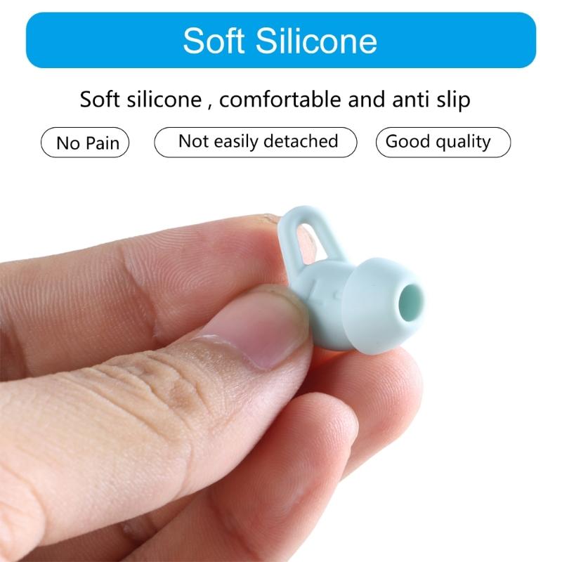 1 Set Set Vârfuri Silicon pentru Urechi pentru Căști Wireless Freelace pro2 Vârfuri Confortabil S/M/L/XL Mărime Inclusă