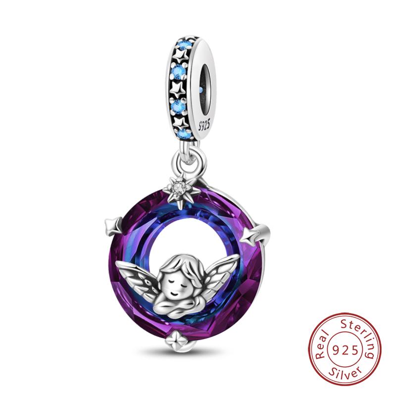 Fit Qikaola Original Bracelet Fashion Bee Astronaut Eiffel Tower Copper Charms Beads Fine Diy Birthday Jewelry For Women