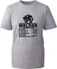 Welder Hourly Rate Tshirt Funny Welders Fact Welding Welder Gift Unisex Tee Top
