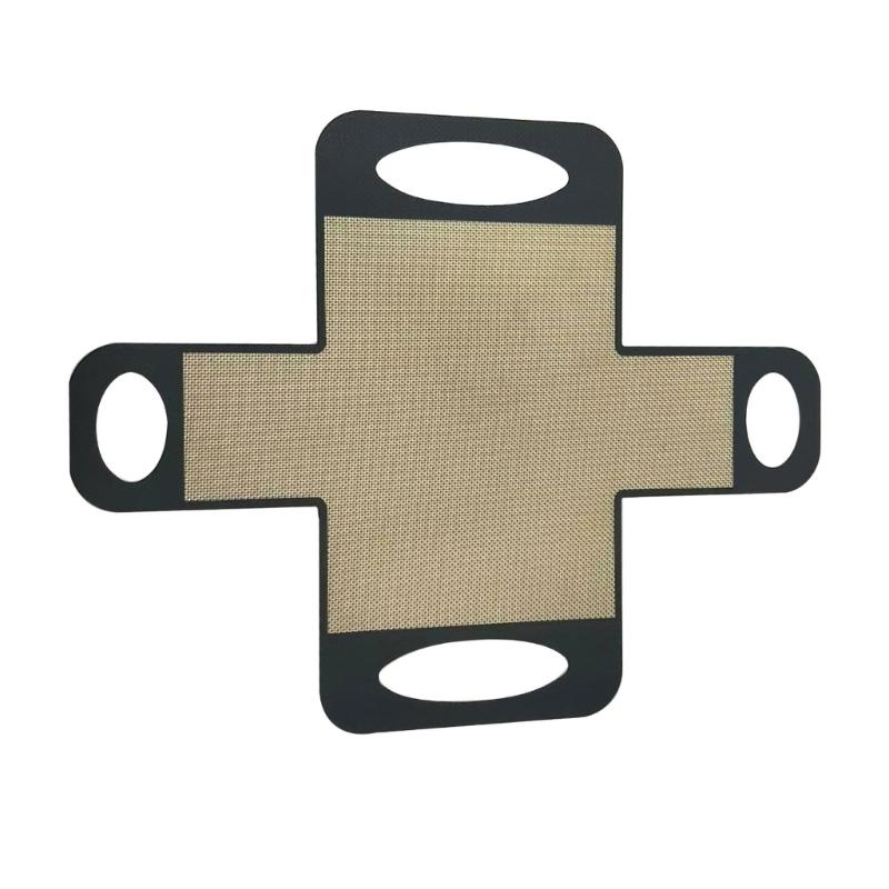 2Pcs Nonstick Silicone Baking Mats Heat Resistant Bread Slings Lifter Loaves Pan Liner Multipurpose Dough Transfer Tool