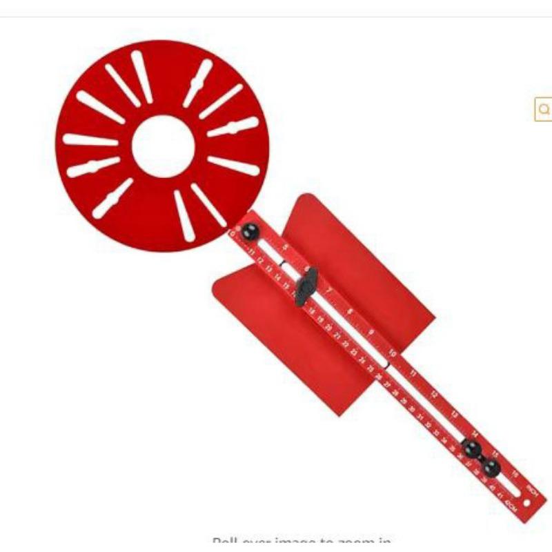 1PC Woodworking Edge Trimming Machine Engraving Machine Universal Edge Trimming Machine Bracket Auxiliary Round Opening Artifact