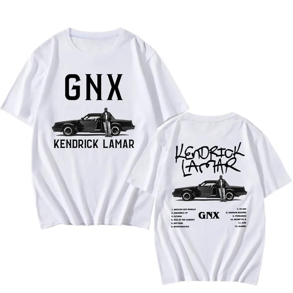 Kendrick Lamar X SZA GrandNational Tour 2025 Tshirts GNX Album Graphic Print T-shirt Cotton Summer Soft Tee-shirt Unisex Men Top