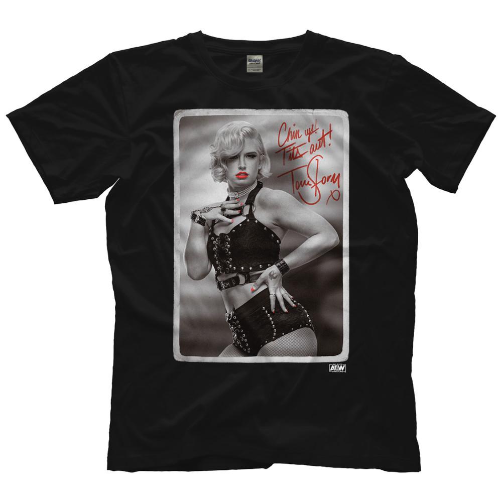 Toni Storm Chin up Tits Out AEW Official TShirt Unisex T-Shirt L