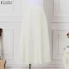 ZANZEA Women Summer Casual Lace Patchwork Long Skirts