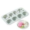 Baking Silicone Molds Silicone Skull Shape Candy Molds With 8 Cavities Multifunctional Halloween Moulds Dishwasher Safe Craft