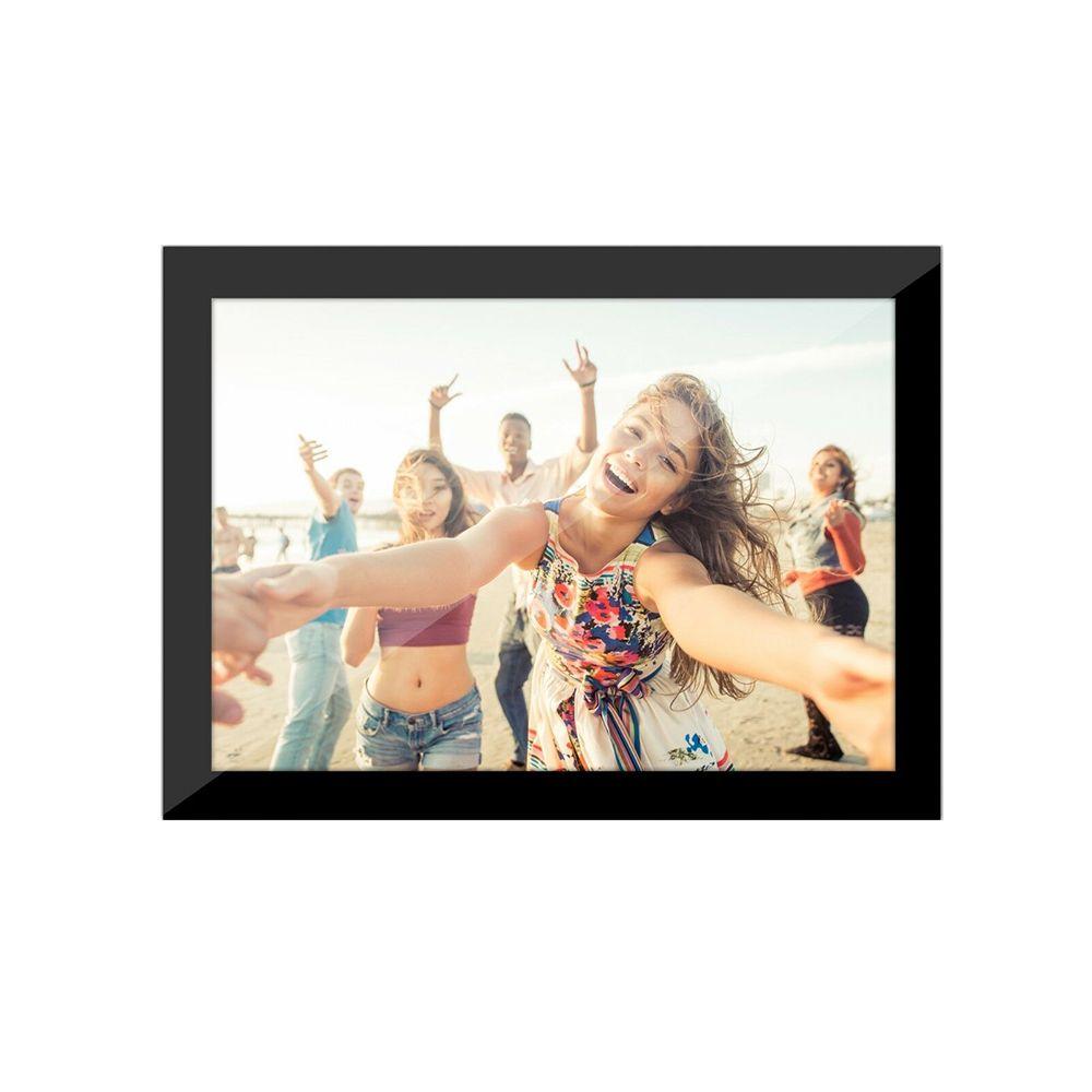 Black Home Fridge Picture Magnetic Frame Photo Photoframe