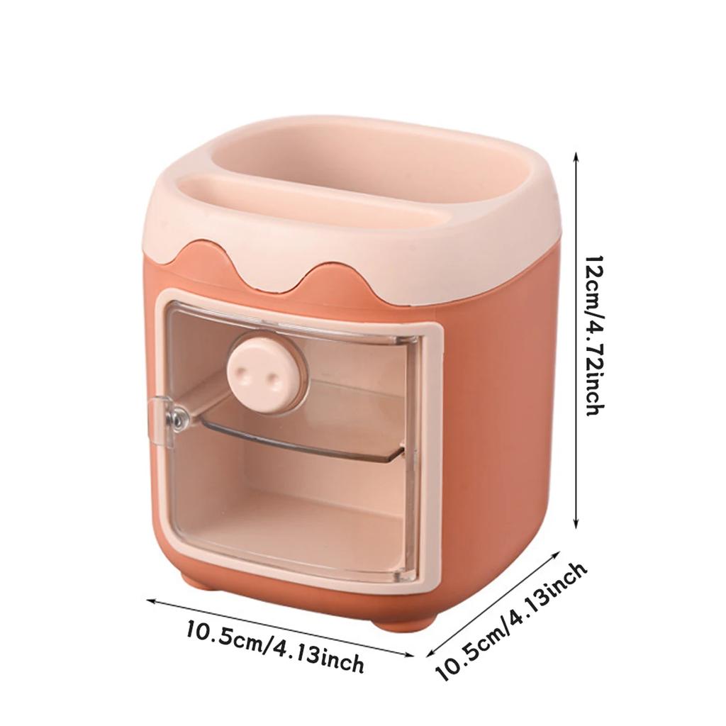 Cartoon Kreativer Stifthalter Niedlich Mehrfachgitter Stiftetasche Nordischer Stifthalter Zurück zur Schule Mäppchen Schüler Büro Schreibwaren