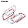 For Chevrolet Holden Equinox 2017-  Matte Ide Door Armrest Frame Cover Trim Sticker Interior Accessories Car Styling