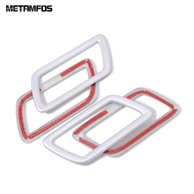 For Chevrolet Holden Equinox 2017- Matte Ide Door Armrest Frame Cover Trim Sticker Interior Accessories Car Styling