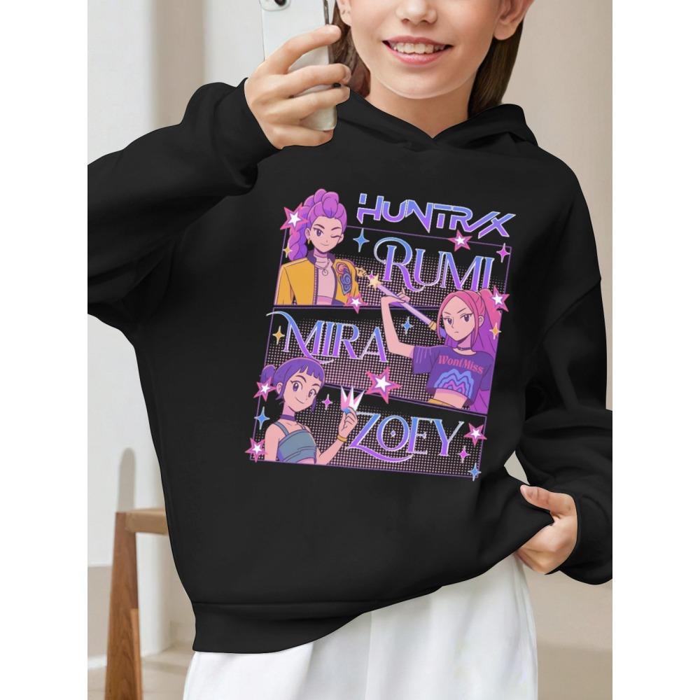 

Classic Fashion Sweatshirt for Kids | Available in Black, White and Pink | HUNTRX Pattern | KPOP Witch Hunter Group 160
